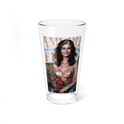 Lynda Carter #269 (Vintage Female Icon) Pint Glass 16oz 16oz - Go Mug Yourself