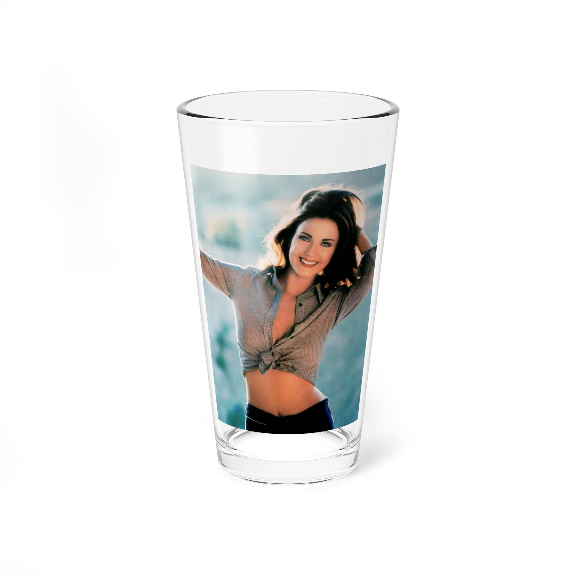 Lynda Carter #274 (Vintage Female Icon) Pint Glass 16oz-16oz-Go Mug Yourself