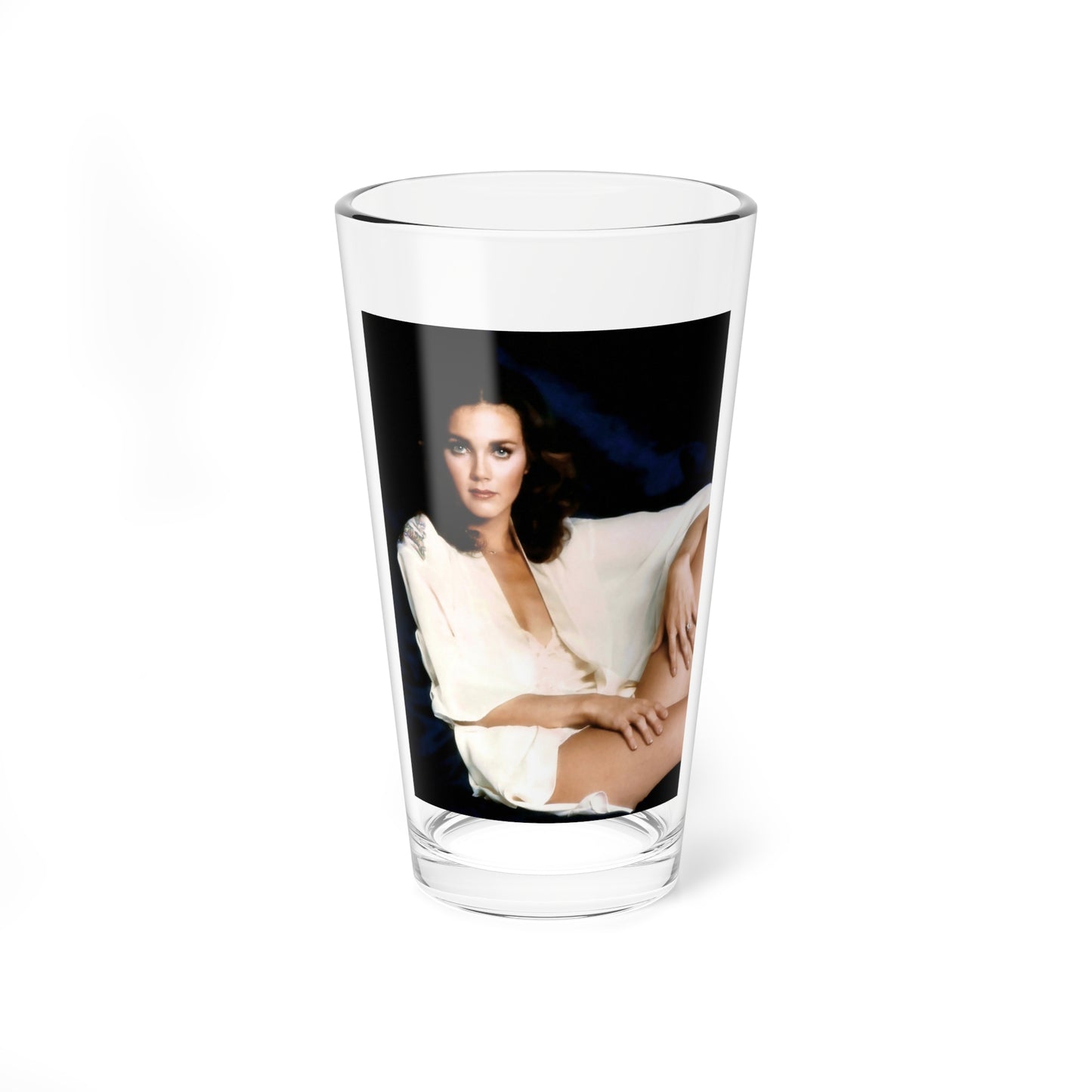 Lynda Carter #280 (Vintage Female Icon) Pint Glass 16oz-16oz-Go Mug Yourself