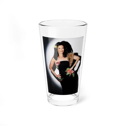 Lynda Carter #281 (Vintage Female Icon) Pint Glass 16oz 16oz - Go Mug Yourself