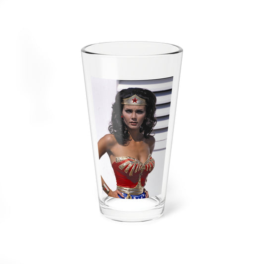 Lynda Carter #282 (Vintage Female Icon) Pint Glass 16oz-16oz-Go Mug Yourself