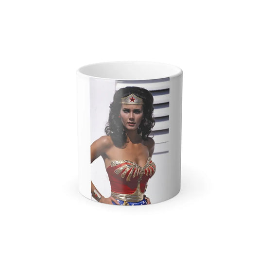 Lynda Carter #282 (Vintage Female Icons) Color Changing Mug 11oz-11oz-Go Mug Yourself