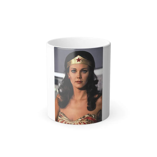 Lynda Carter #283 (Vintage Female Icons) Color Changing Mug 11oz-11oz-Go Mug Yourself