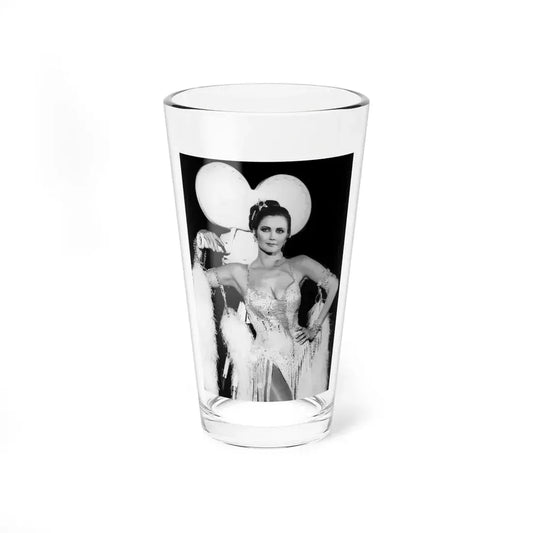 Lynda Carter #285 (Vintage Female Icon) Pint Glass 16oz 16oz - Go Mug Yourself