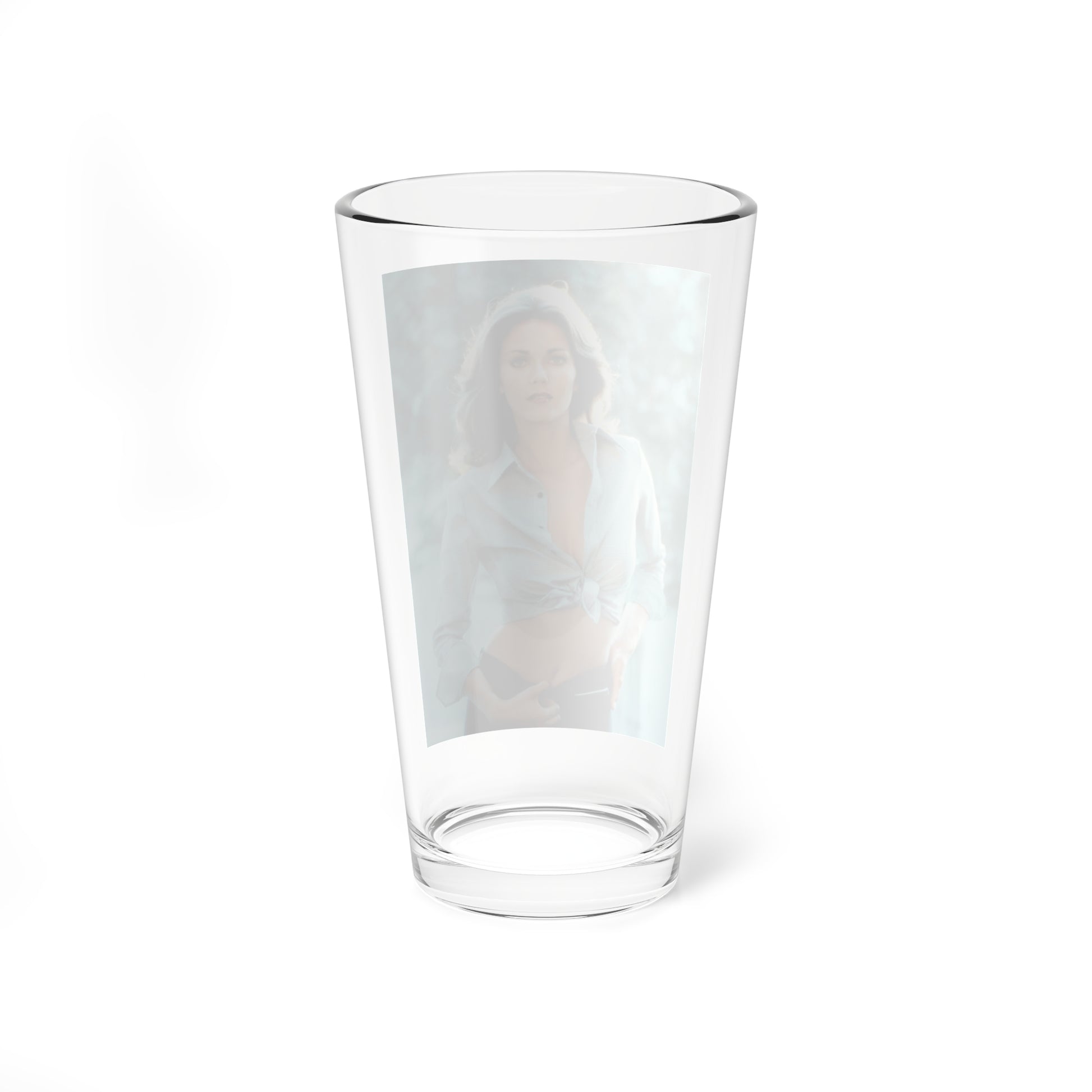 Lynda Carter #68 (Vintage Female Icon) Pint Glass 16oz-Go Mug Yourself