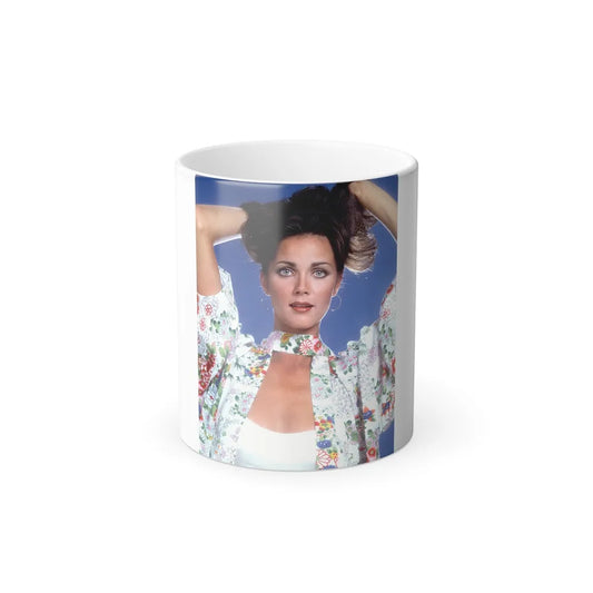 Lynda Carter #70 (Vintage Female Icons) Color Changing Mug 11oz-11oz-Go Mug Yourself