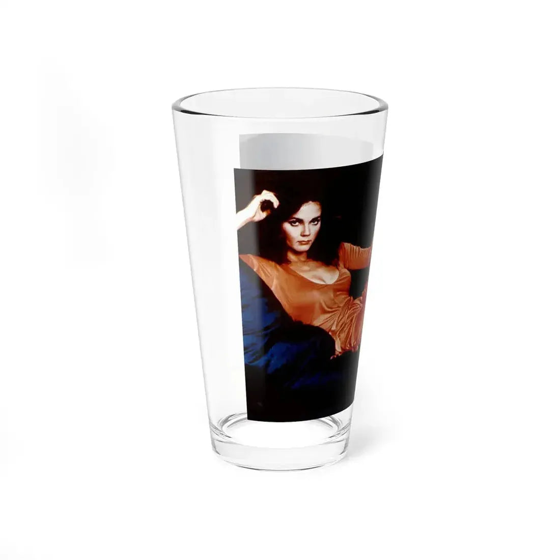 Lynda Carter #76 (Vintage Female Icon) Pint Glass 16oz - Go Mug Yourself