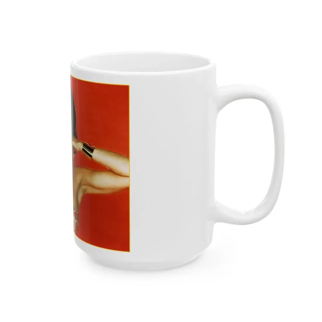 Lynda Carter #86 - Wonder Woman Photo (Vintage Female Icon) White Coffee Mug - Go Mug Yourself