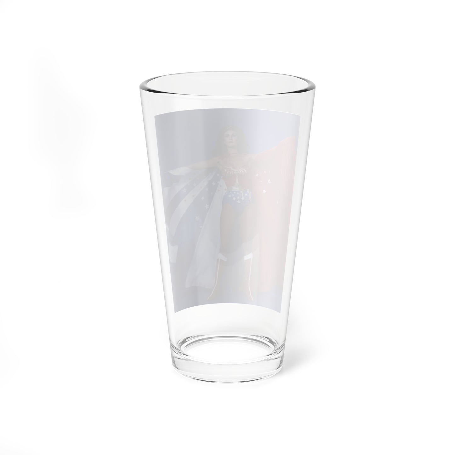 Lynda Carter #94 - Wonder Woman Photo (Vintage Female Icon) Pint Glass 16oz-Go Mug Yourself