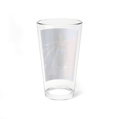 Lynda Carter #94 - Wonder Woman Photo (Vintage Female Icon) Pint Glass 16oz-Go Mug Yourself