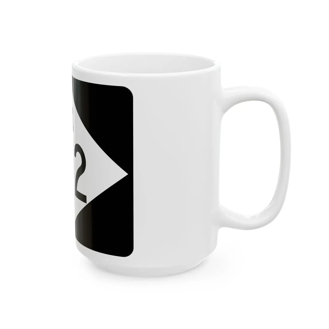 M-102 rectangle (Michigan) (Road Sign) White Coffee Mug - Go Mug Yourself