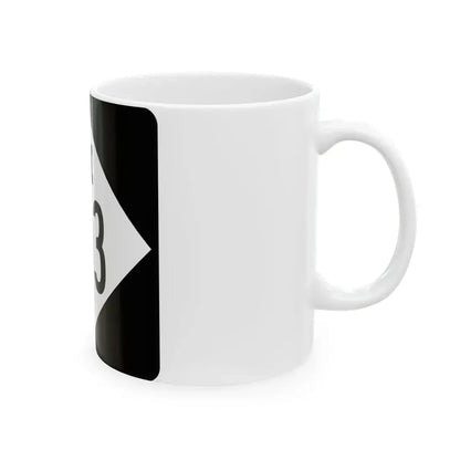 M-103 (Michigan) (Road Sign) White Coffee Mug - Go Mug Yourself