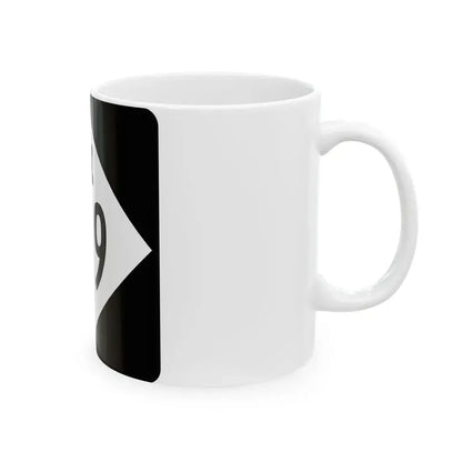 M-109 (Michigan) (Road Sign) White Coffee Mug - Go Mug Yourself