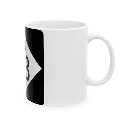 M-113 (Michigan) (Road Sign) White Coffee Mug - Go Mug Yourself