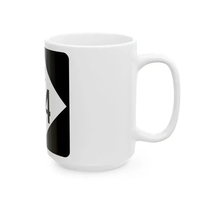 M-114 (Michigan) (Road Sign) White Coffee Mug - Go Mug Yourself