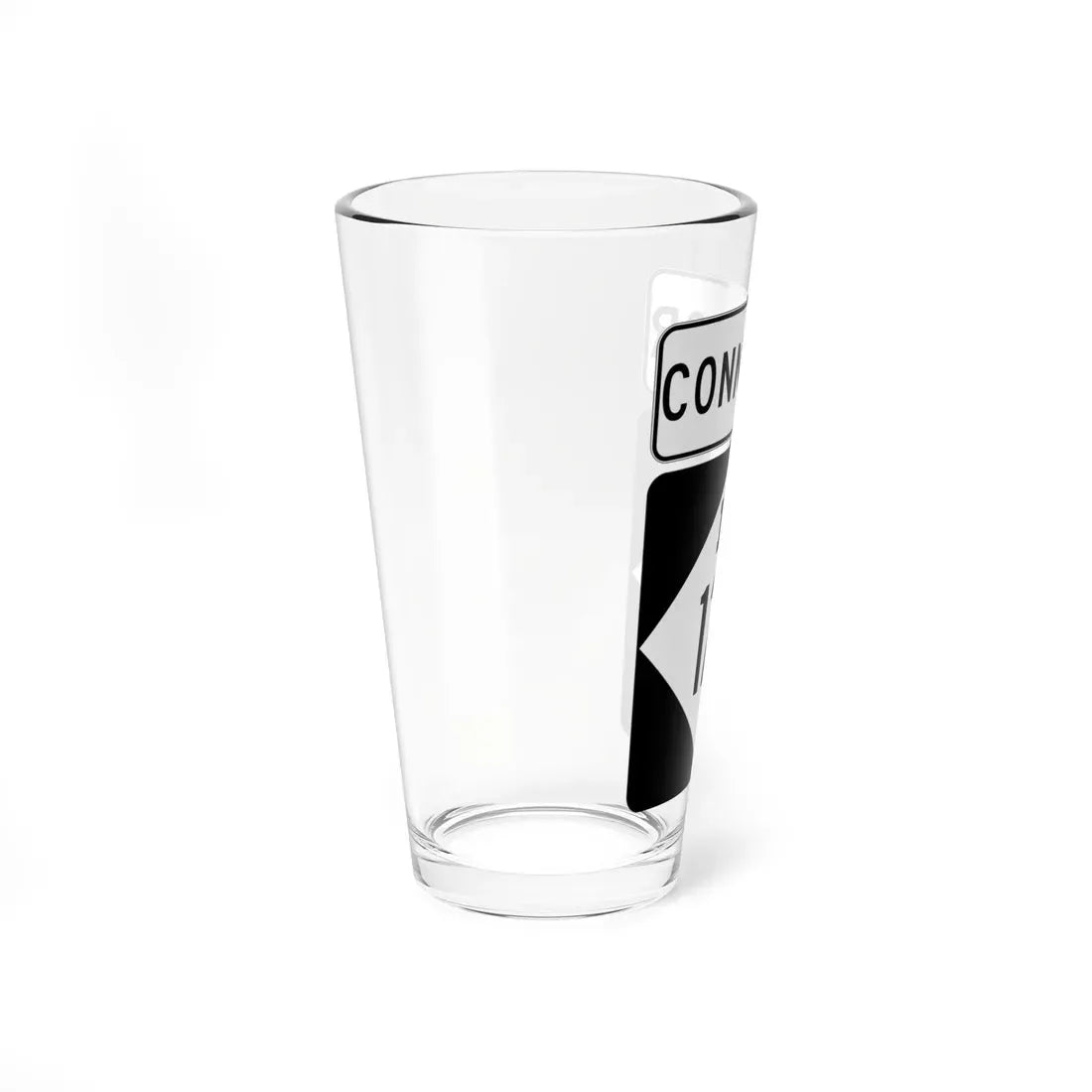 M-125Conn (Michigan) (Road Sign) Pint Glass 16oz - Go Mug Yourself