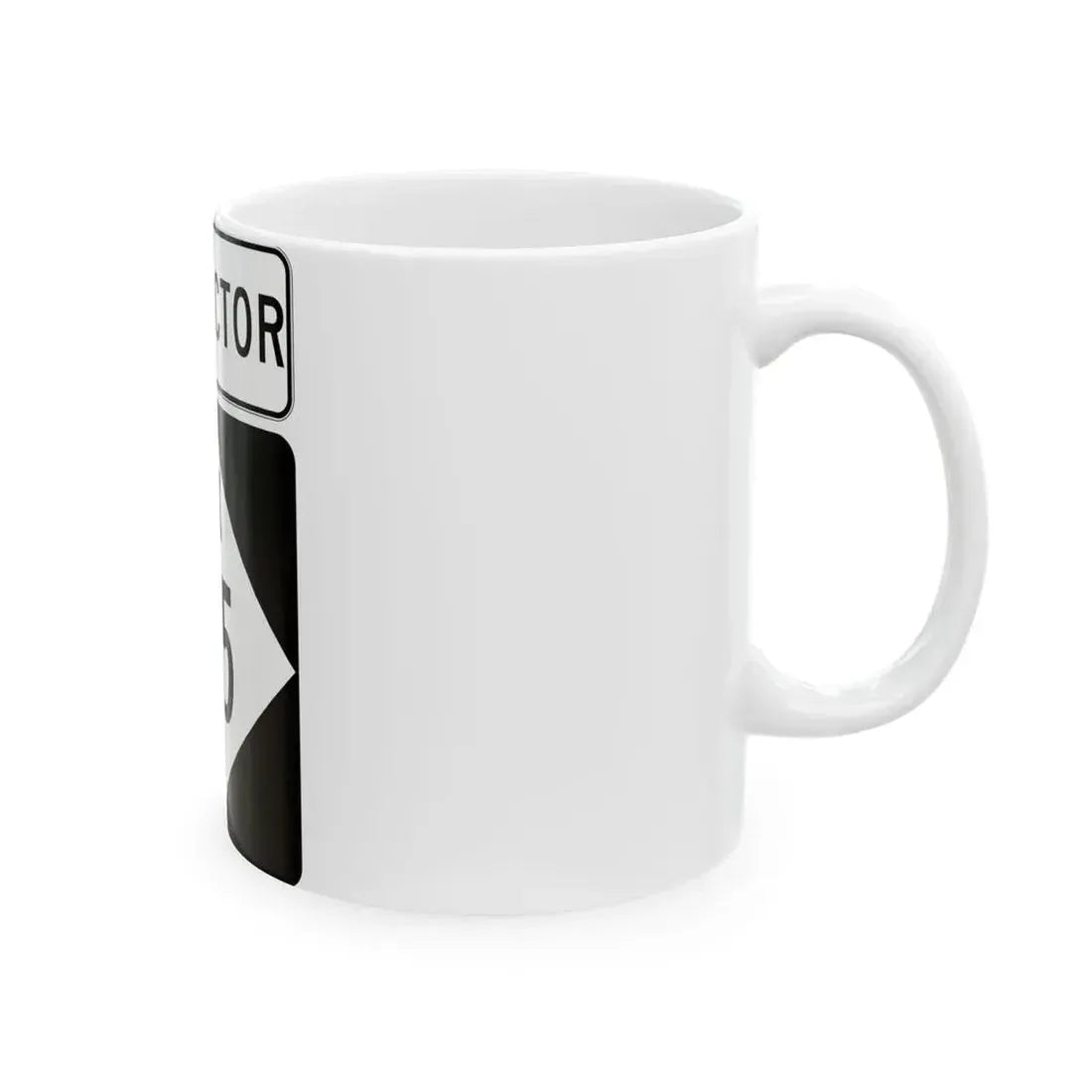 M-125Conn (Michigan) (Road Sign) White Coffee Mug - Go Mug Yourself