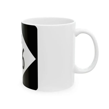 M-126 (Michigan) (Road Sign) White Coffee Mug - Go Mug Yourself