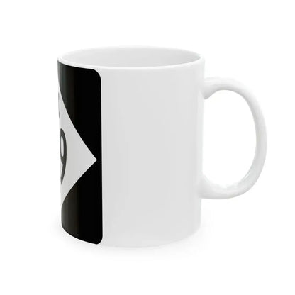 M-129 (Michigan) (Road Sign) White Coffee Mug - Go Mug Yourself