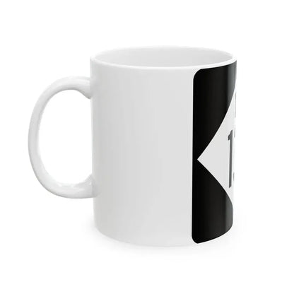 M-135 (Michigan) (Road Sign) White Coffee Mug - Go Mug Yourself