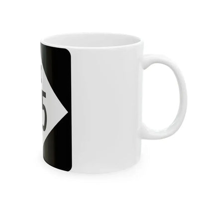 M-135 (Michigan) (Road Sign) White Coffee Mug - Go Mug Yourself