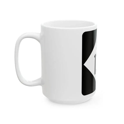 M-135 (Michigan) (Road Sign) White Coffee Mug - Go Mug Yourself