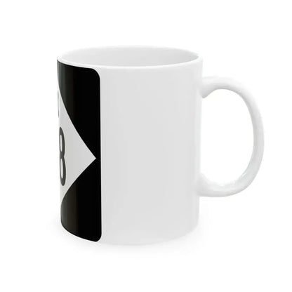 M-138 (Michigan) (Road Sign) White Coffee Mug - Go Mug Yourself