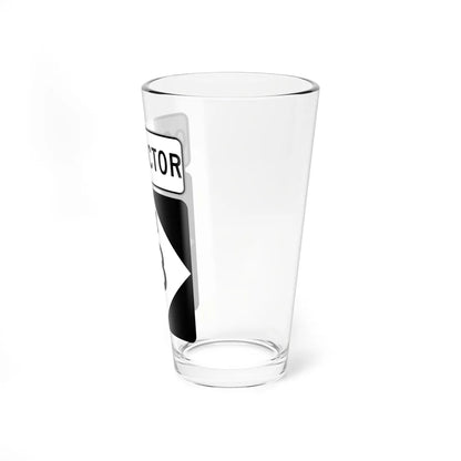 M-13Conn (Michigan) (Road Sign) Pint Glass 16oz - Go Mug Yourself