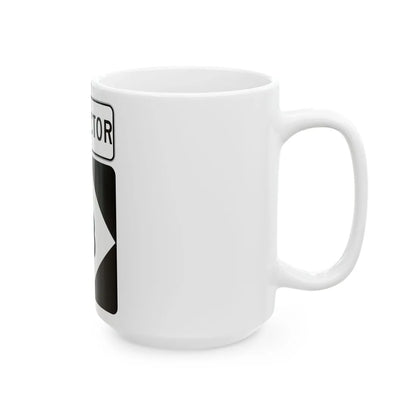 M-13Conn (Michigan) (Road Sign) White Coffee Mug - Go Mug Yourself