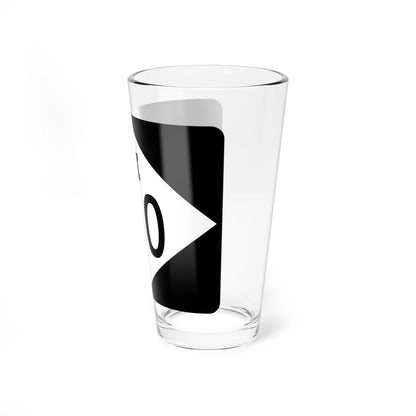 M-140 rectangle (Michigan) (Road Sign) Pint Glass 16oz - Go Mug Yourself