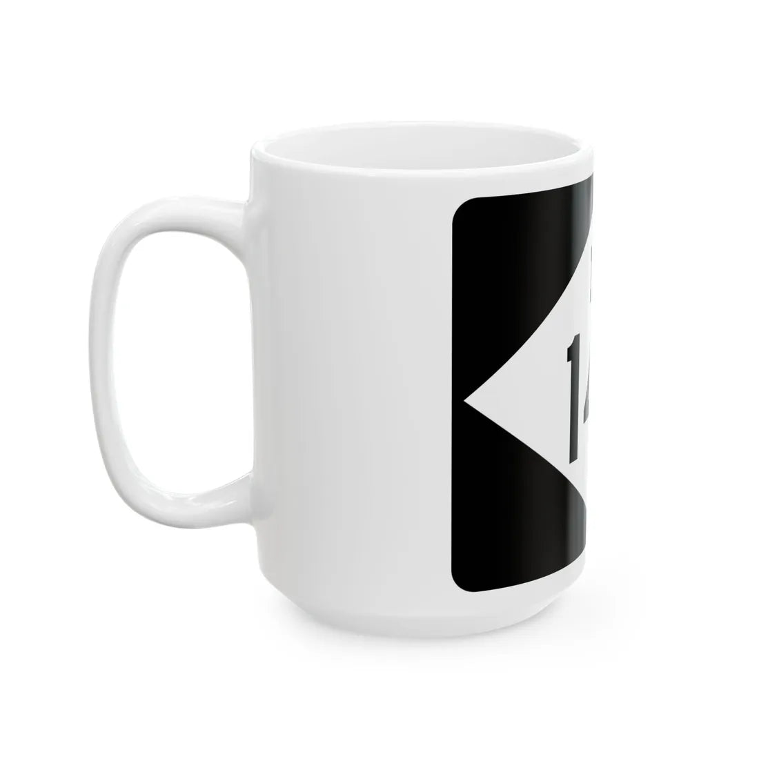 M-140 rectangle (Michigan) (Road Sign) White Coffee Mug - Go Mug Yourself