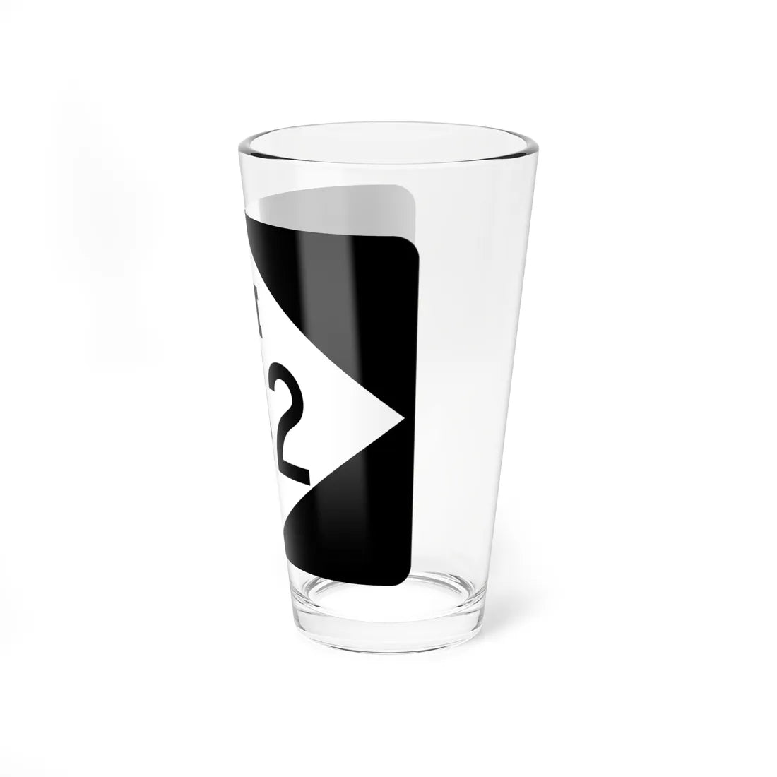 M-142 rectangle (Michigan) (Road Sign) Pint Glass 16oz - Go Mug Yourself