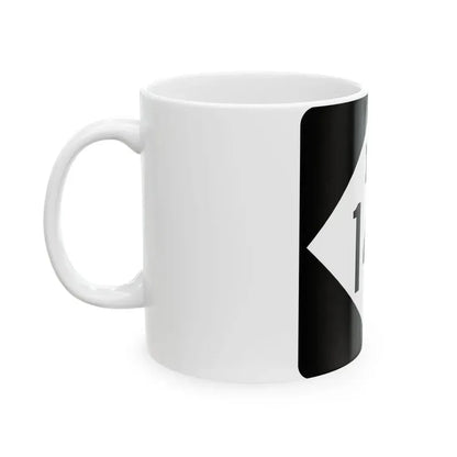 M-143 (Michigan) (Road Sign) White Coffee Mug - Go Mug Yourself