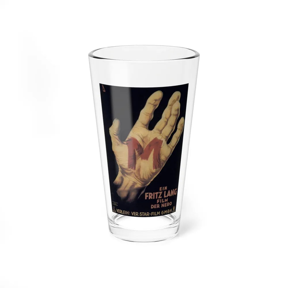 M 1931 Movie Poster - Pint Glass 16oz-16oz-Go Mug Yourself