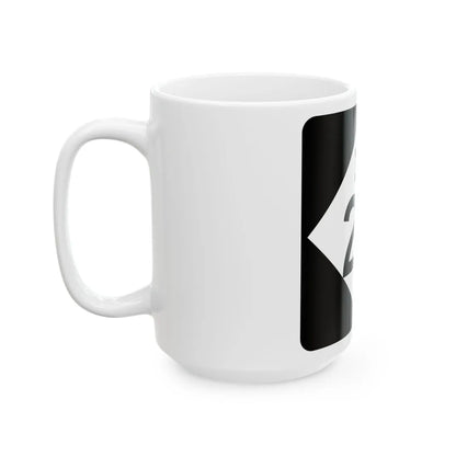 M-27 (Michigan) (Road Sign) White Coffee Mug - Go Mug Yourself