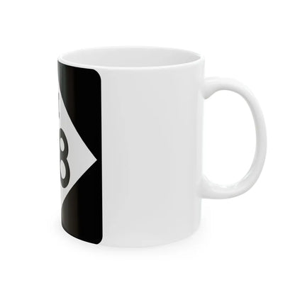 M-28 (Michigan) (Road Sign) White Coffee Mug - Go Mug Yourself
