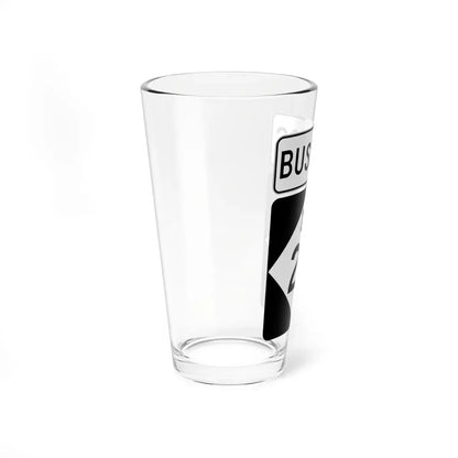 M-28Bus (Michigan) (Road Sign) Pint Glass 16oz - Go Mug Yourself