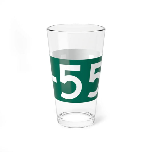 M-554 blade (Michigan) (Road Sign) Pint Glass 16oz 16oz - Go Mug Yourself
