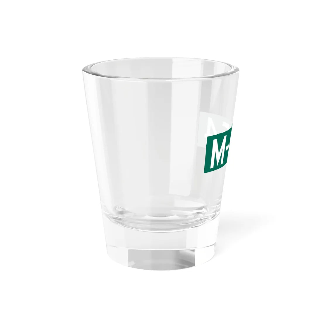 M-554 blade (Michigan) (Road Sign) Shot Glass 1.5oz - Go Mug Yourself