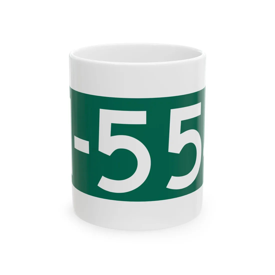 M-554 blade (Michigan) (Road Sign) White Coffee Mug 11oz - Go Mug Yourself