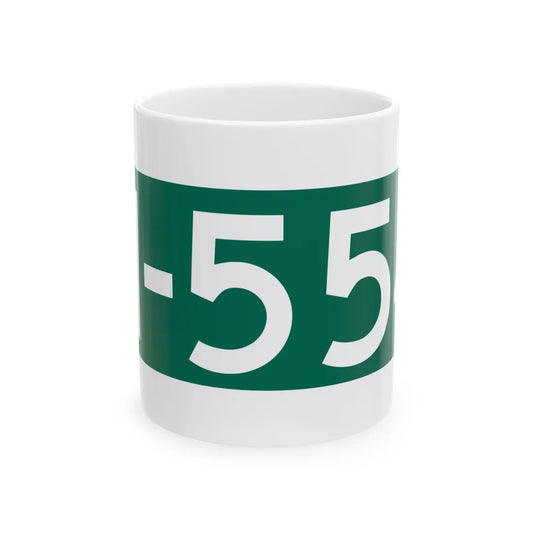 M-554 blade (Michigan) (Road Sign) White Coffee Mug 11oz - Go Mug Yourself