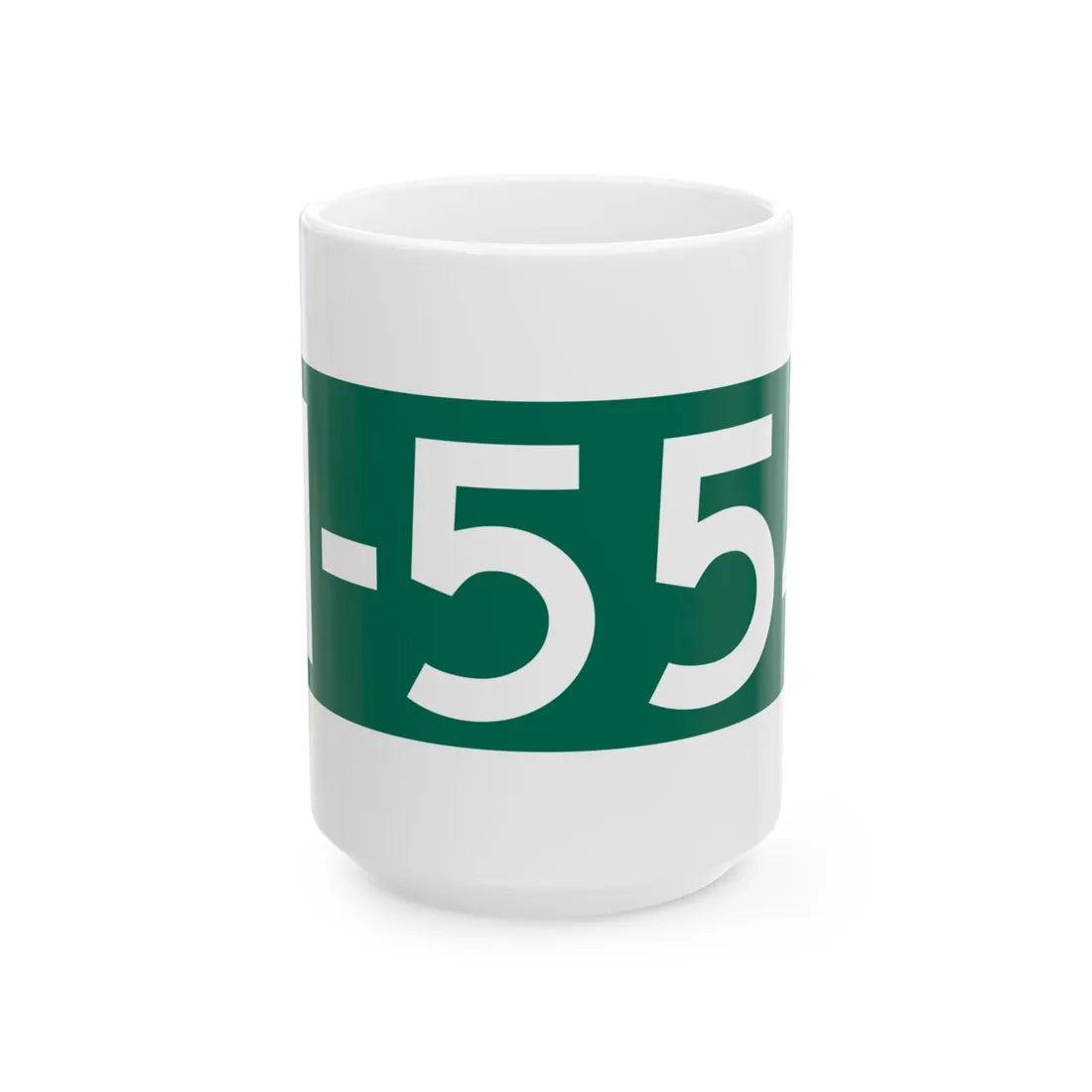 M-554 blade (Michigan) (Road Sign) White Coffee Mug 15oz - Go Mug Yourself