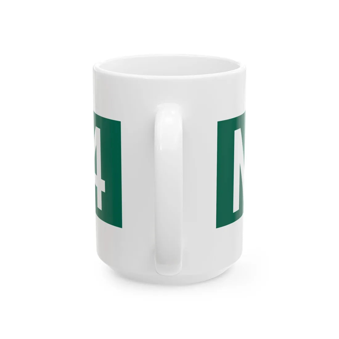 M-554 blade (Michigan) (Road Sign) White Coffee Mug - Go Mug Yourself