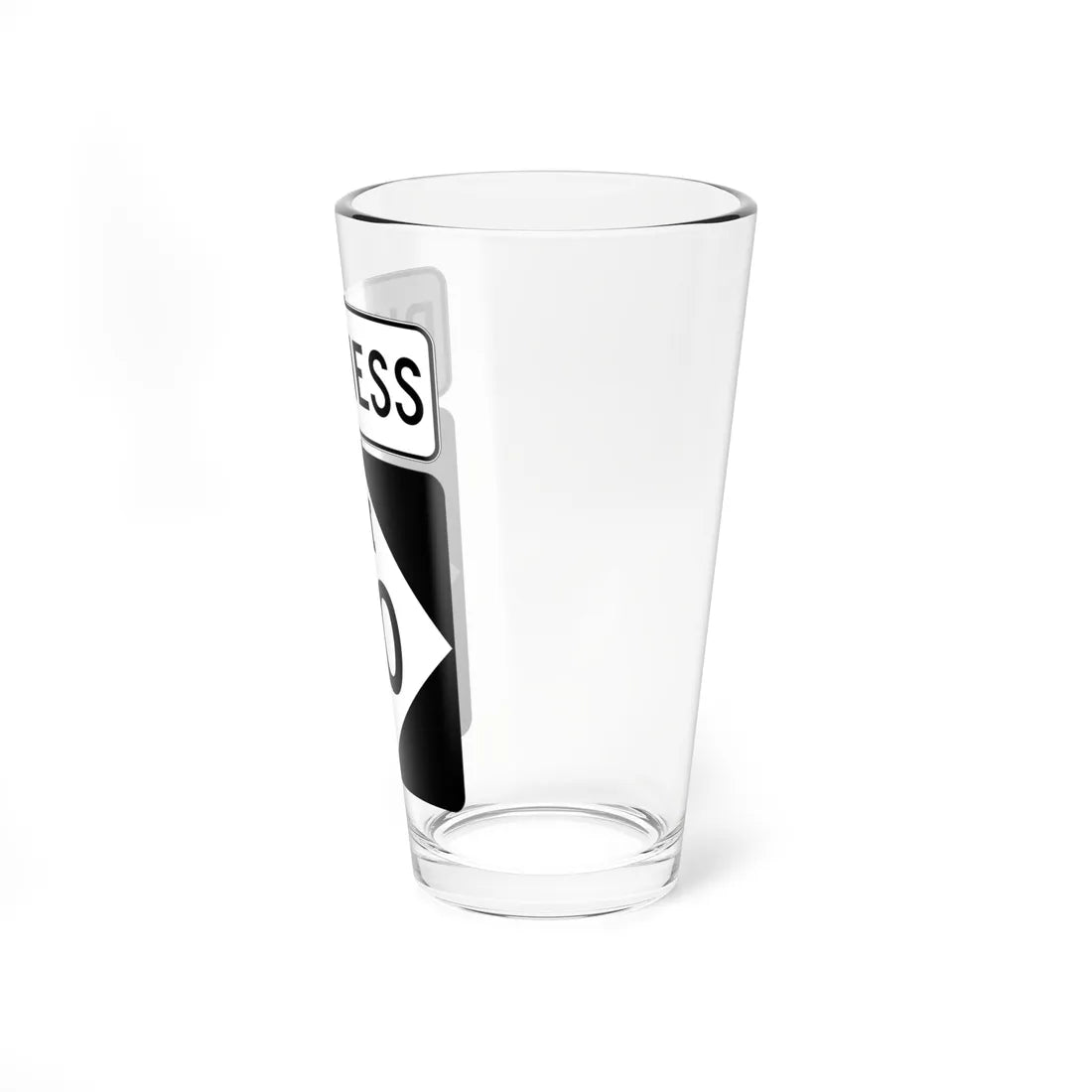 M-60Bus (Michigan) (Road Sign) Pint Glass 16oz - Go Mug Yourself