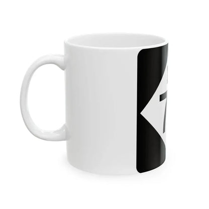 M-70 (Michigan) (Road Sign) White Coffee Mug - Go Mug Yourself