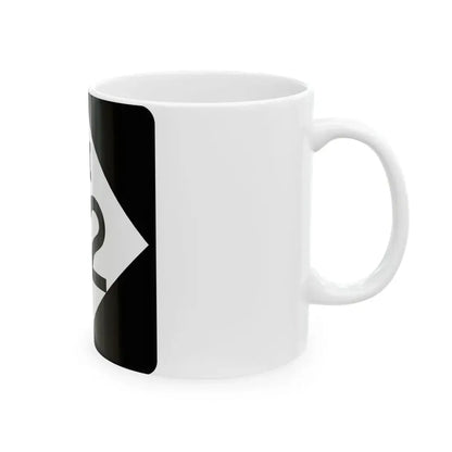 M-72 (Michigan) (Road Sign) White Coffee Mug - Go Mug Yourself