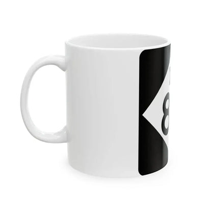 M-80 (Michigan) (Road Sign) White Coffee Mug - Go Mug Yourself