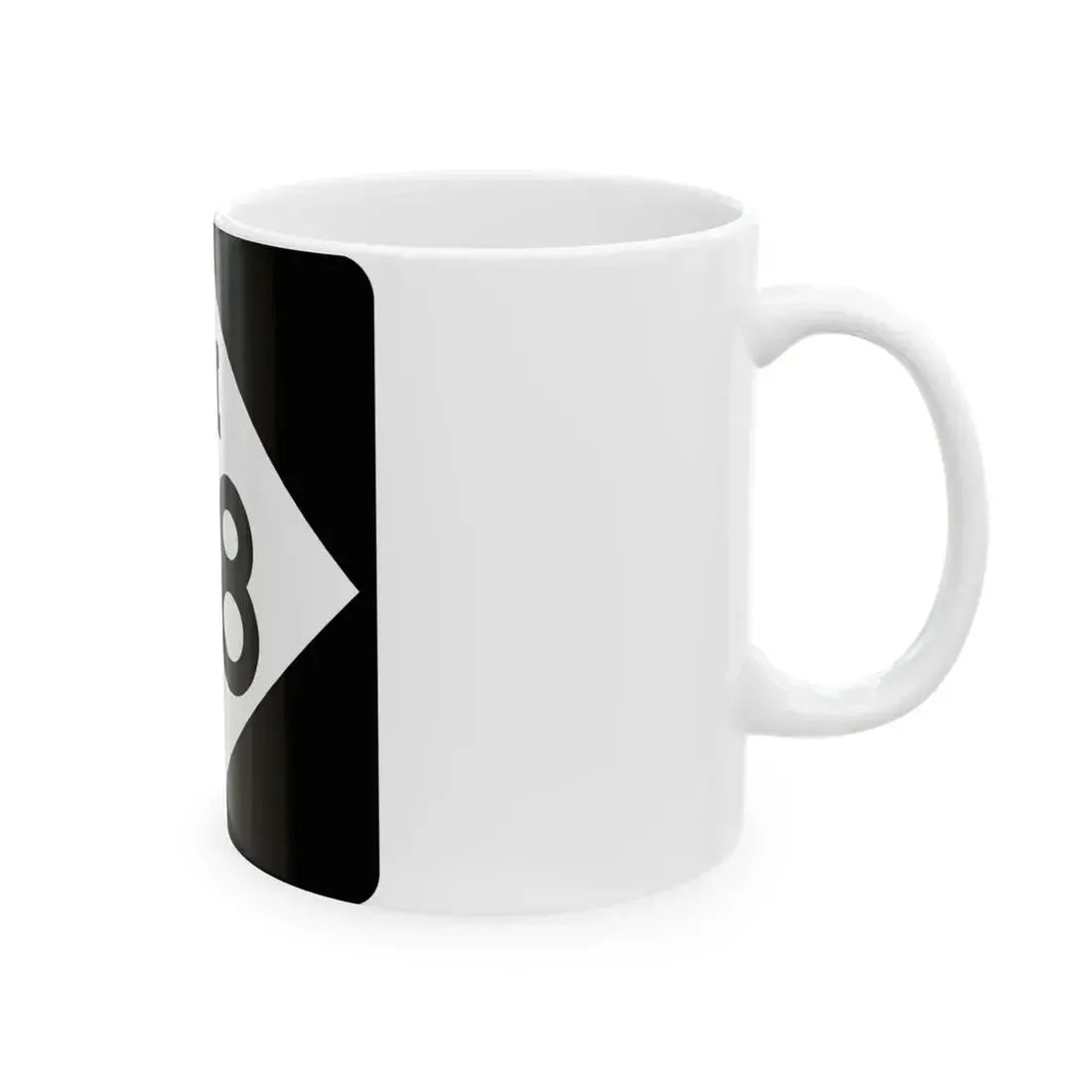 M-88 (Michigan) (Road Sign) White Coffee Mug - Go Mug Yourself