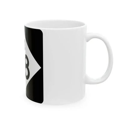 M-88 (Michigan) (Road Sign) White Coffee Mug - Go Mug Yourself