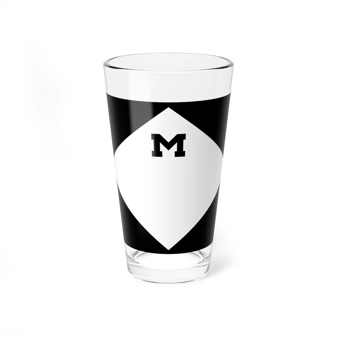M-Blank3 (Michigan) (Road Sign) Pint Glass 16oz 16oz - Go Mug Yourself